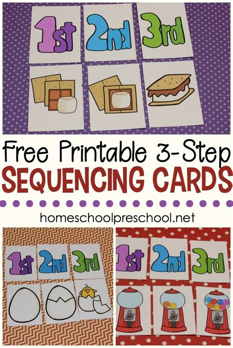 preschool sequencing cards